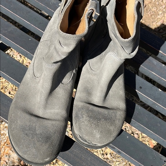 Birkenstock Slouch Gray Ankle Boots Size 40 - Picture 5 of 8